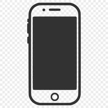A high-tech mobile phone design in vector format.