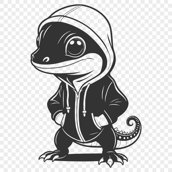 A colorful illustration of a salamander, suitable for vector art designs.