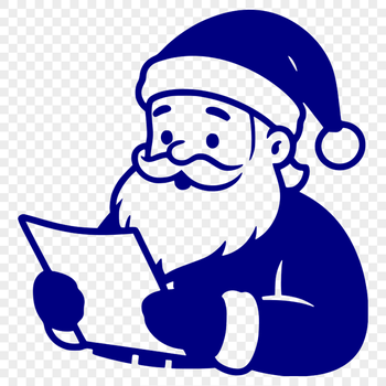 Illustrative SVG design of Santa Claus, suitable for digital projects and commercial use.