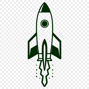 A futuristic spaceship with sleek design and metallic texture.