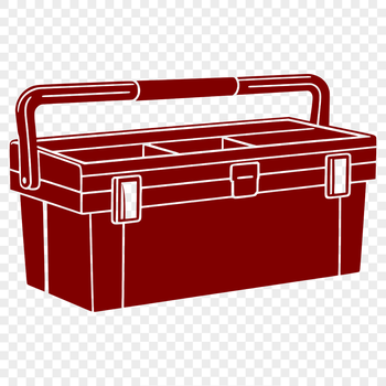 A set of tools organized in a compact toolbox, ideal for various crafting and DIY projects.