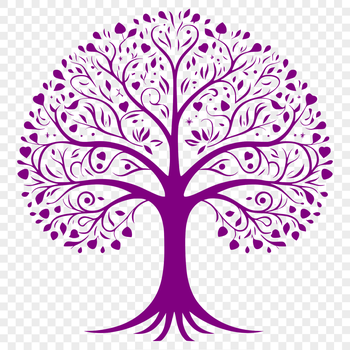 SVG illustration of a single tree with leaves and branches.