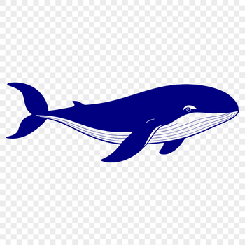 Whale illustration in vector format, suitable for commercial or personal use.