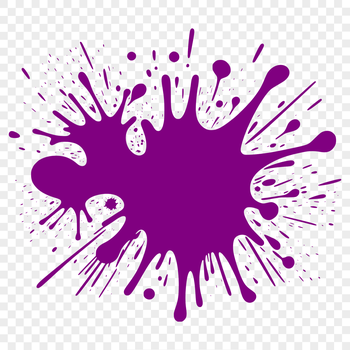 A colorful illustration of a rounded splat shape with smooth edges, suitable for various digital applications.