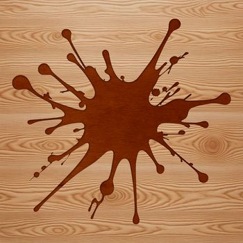 A colorful splat shape, perfect for crafts and designs, created as a vector graphic.