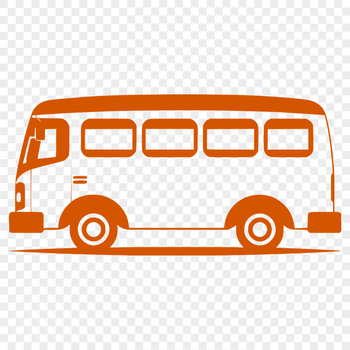A simple illustration of a bus with detailed lines and shapes, ideal for vector design projects.