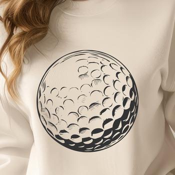 Creative Golf Ball In PNG & SVG