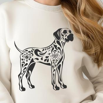 Free Great Dane Decal