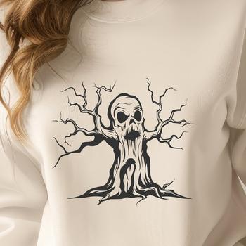 Stunning Spooky Tree - SVG Format