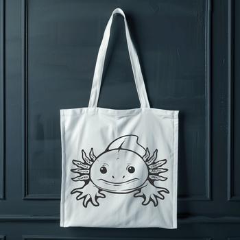 Stunning Axolotl In DXF Format