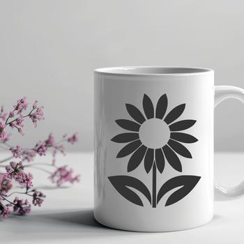 Artistic Sunflower - Laser Engraver DXF