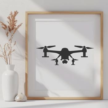 Drone SVG, PNG, PDF And DXF Files