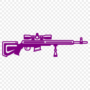 Gun Digital Artwork In SVG, PNG, PDF And DXF File Formats