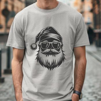 Santa Claus Wearing Sunglasses