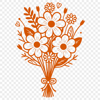 A bouquet of colorful flowers arranged in a decorative vase.