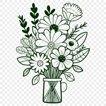A bouquet of mixed flowers in various colors and arrangements, suitable for wedding decorations or Mother's Day gifts.