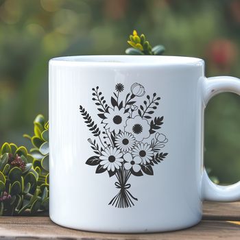 A colorful bouquet of flowers in various shapes and sizes, perfect for crafting and DIY projects.