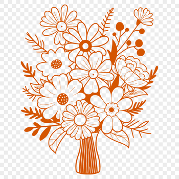 A bouquet of colorful flowers arranged in a decorative vase, suitable for various occasions.