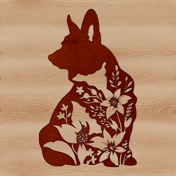 A sitting Welsh Corgi breed dog, suitable for vector art and clip art designs.