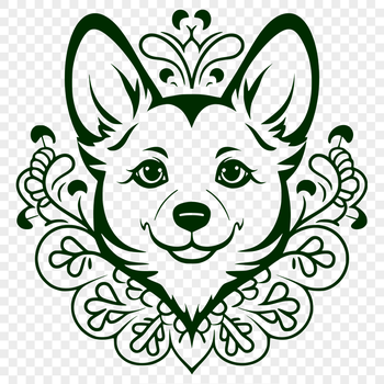 Unique Welsh Corgi Clip Art