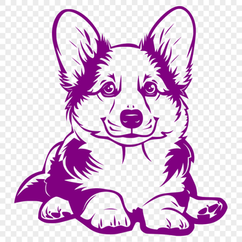 Free Unique Welsh Corgi Vector Image