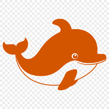 A detailed illustration of a whale in vector format, suitable for cutting machine designs.