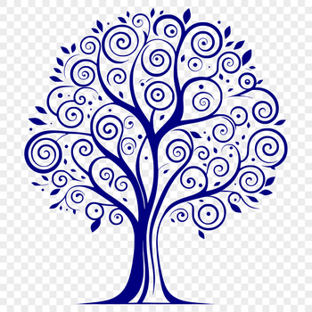 A stylized illustration of a tree in vector format, suitable for commercial or personal use.