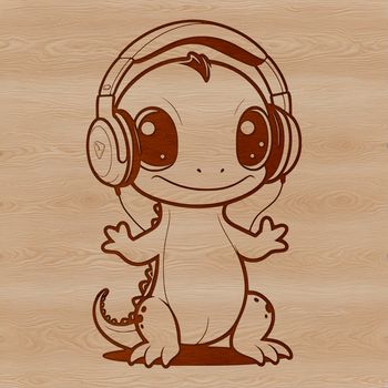 An SVG file representation of a real-life salamander with detailed features.