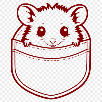 A wild possum with its characteristic pocket-like pouch on its belly.