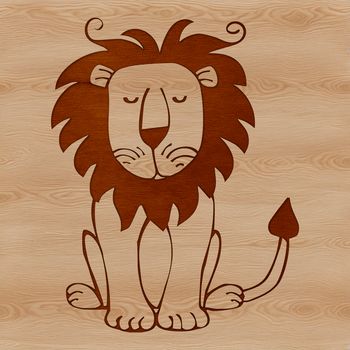 A large feline mammal sitting on its haunches, typical of the savannah's wildlife.