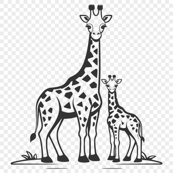 A large, spotted giraffe standing in a savannah landscape.