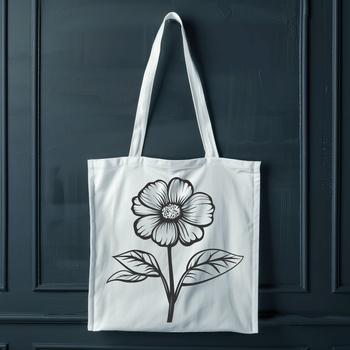 A detailed illustration of a wild flower in full bloom, suitable for vector graphic designs.