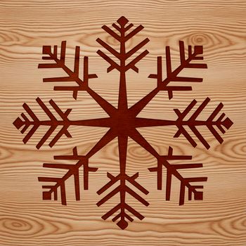 An intricate Christmas-themed snowflake illustration suitable for commercial and personal use.