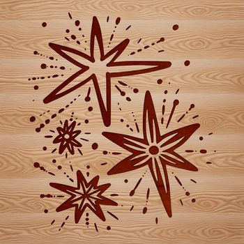 A simple star icon in vector format, ideal for digital design and crafting projects.