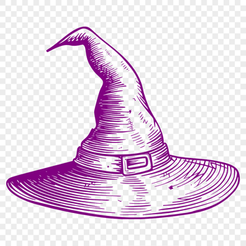 Beautiful Witch Hat SVG