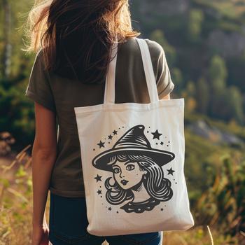 Artistic Witch In SVG & PNG