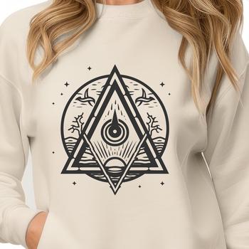 Free Unique Eye Of Providence Vector Drawing