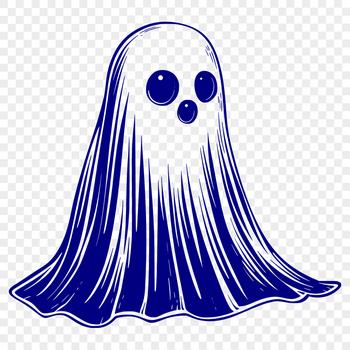 Ghost SVG, PNG, PDF And DXF Files