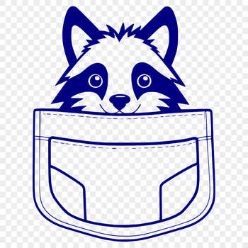 A stylized illustration of a wolf's head, suitable for vector graphics and cutting machine designs.