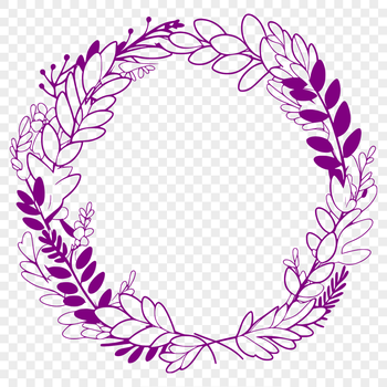 A floral wreath design created as a vector image in SVG format.