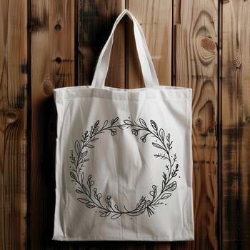 A floral wreath design made with vector art, suitable for cutting machines like Cricut.