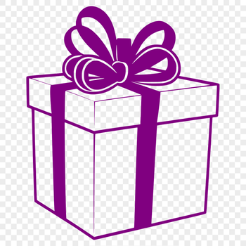 A simple, geometric box with straight lines and sharp corners, suitable for vector art designs.