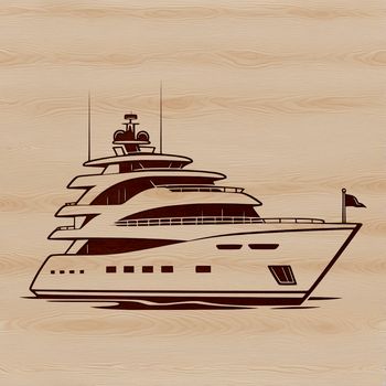 SVG illustration of a sailboat on calm waters