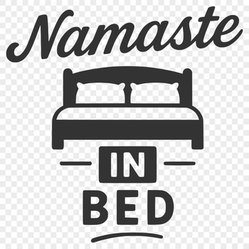 SVG vector illustration of a humorous yoga quote with inspirational words and design elements.
