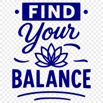 A minimalist yoga quote with inspirational words and calming design elements.