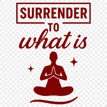A motivational quote about yoga, designed as a vector graphic for easy customization.