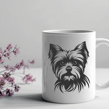 Small breed dog with a distinctive head shape, ideal for personal use as a vector art design or commercial illustration.