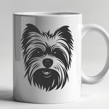 Creative Yorkshire Terrier In SVG & DXF