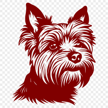 Unique Yorkshire Terrier Clip Art