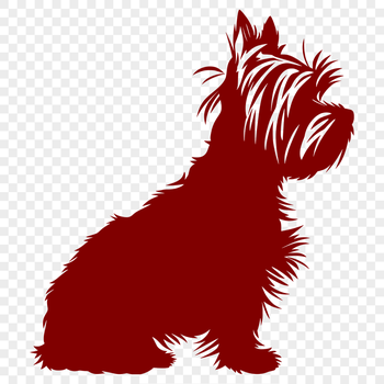 Free Artistic Yorkshire Terrier Vector Image